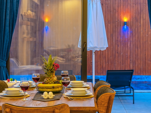  gece  -  Kasım
  | Kalkan İslamlar Muhafazakar Villa (4 Kişilik, Korunaklı Havuzlu, Jakuzili Seçenekli)